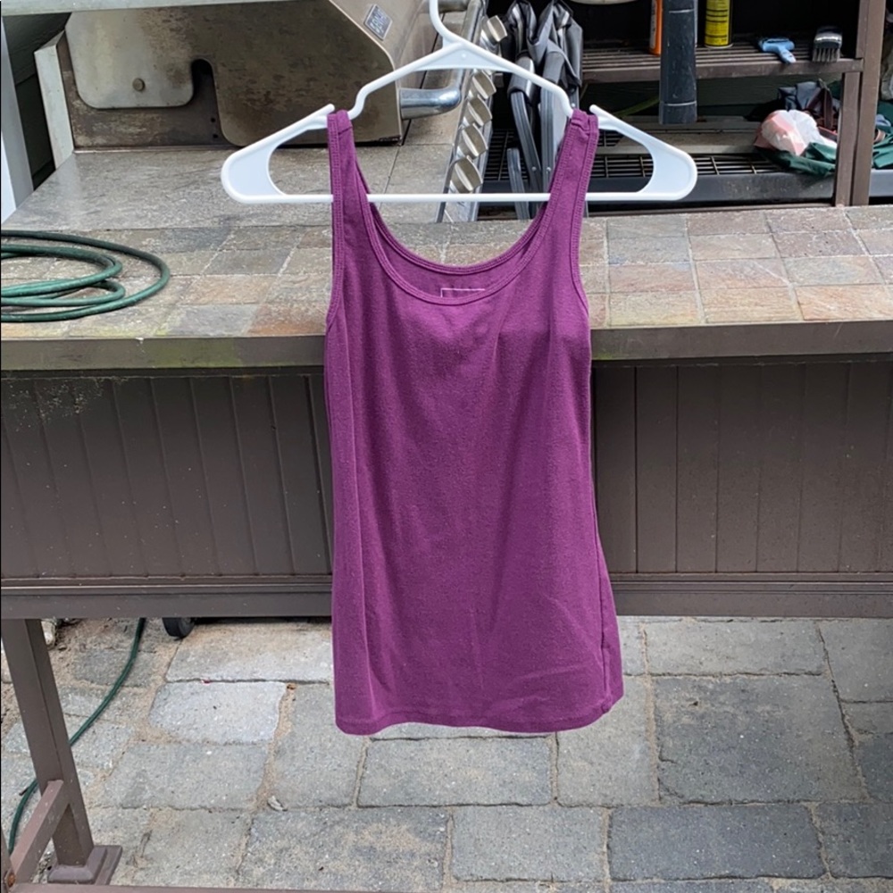 Purple tank